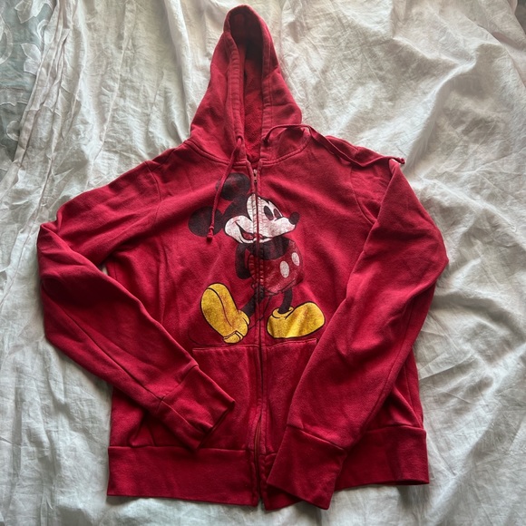 Mickey Mouse Red Hoodie - Picture 1 of 4